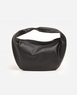 Black Flattered Alva Shoulder Bag Leather Accessories Bags | LAUTR24348