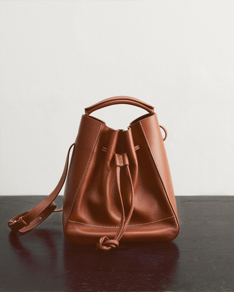 Brown Flattered Bo Bucket Bag Leather Accessories Bags | XAUGW18622