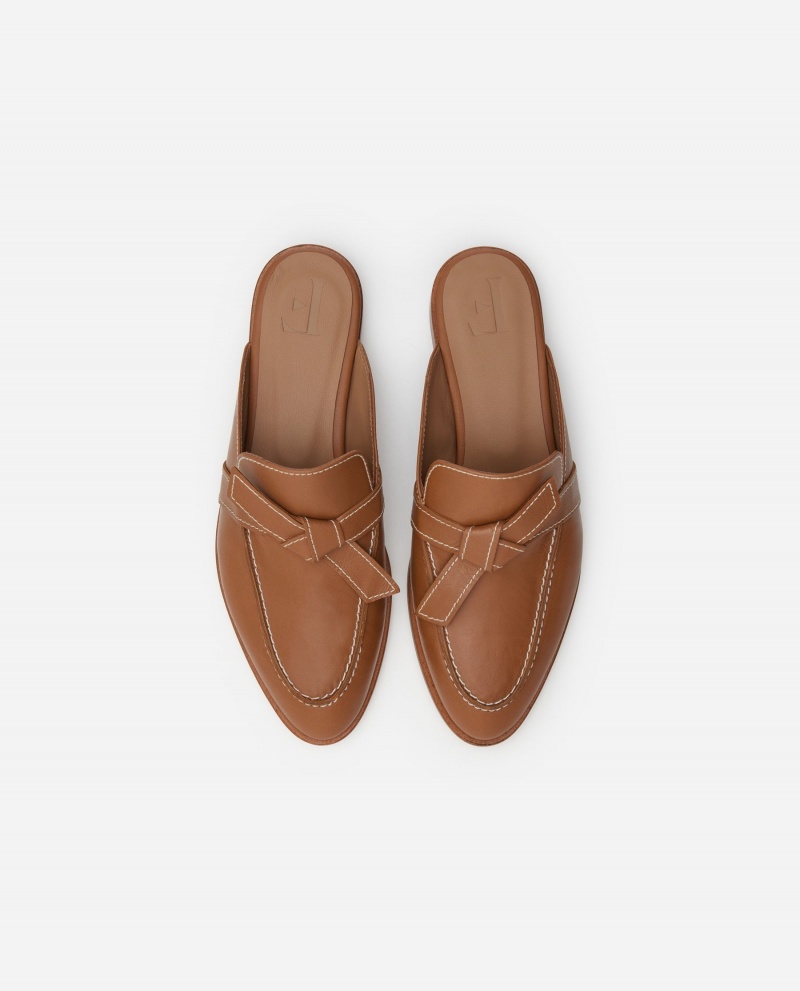 Brown Flattered Daisy Leather Shoes Sandals | GAUEC33396