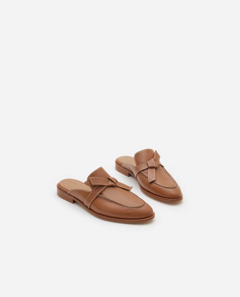 Brown Flattered Daisy Leather Shoes Sandals | GAUEC33396