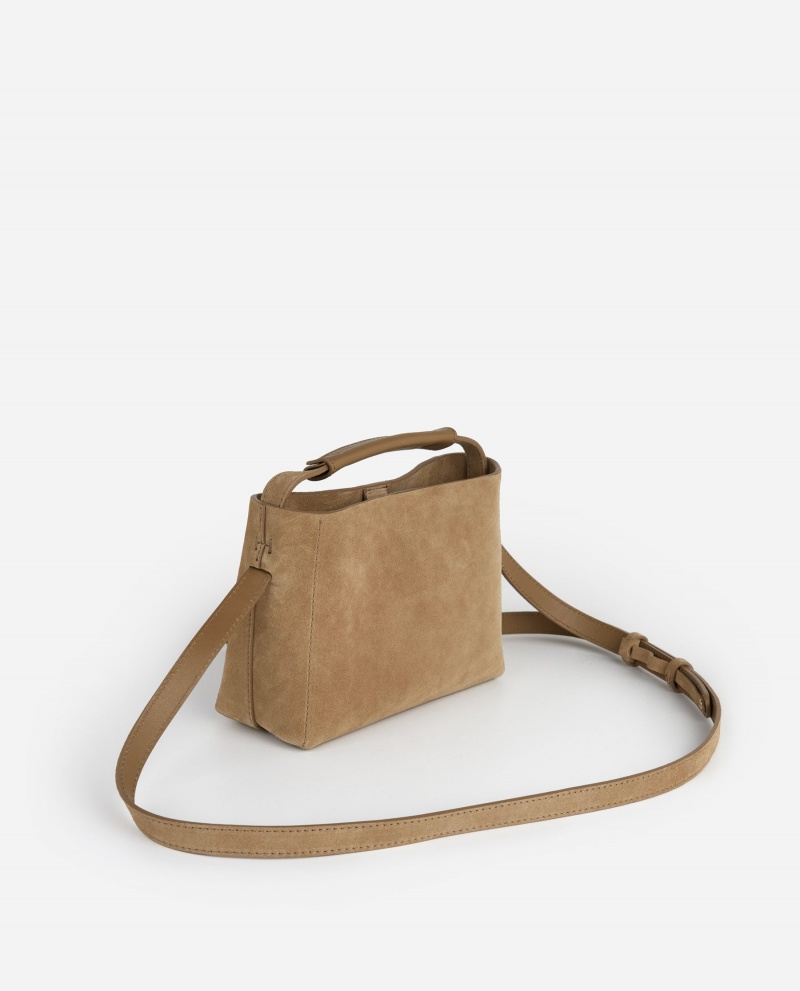 Brown Flattered Hedda Mini Handbag Suede Accessories Bags | QAUWA25421