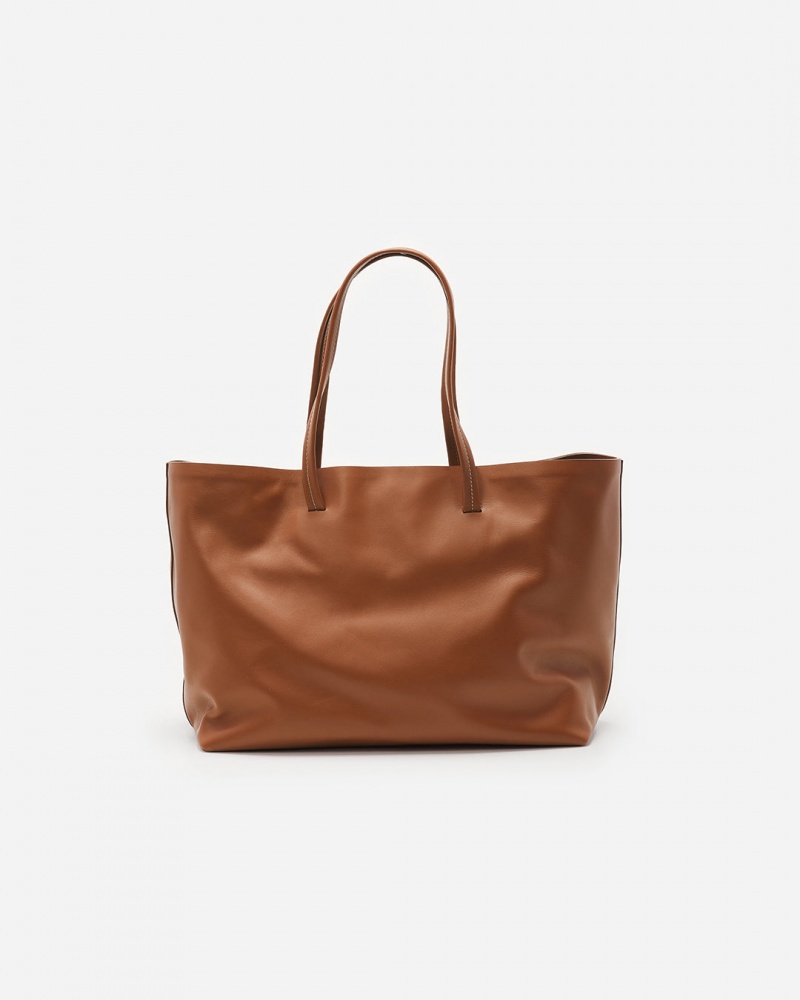 Brown Flattered Luka Tote Bag Leather Accessories Bags | AUDFL47727